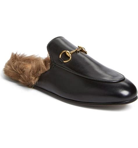 gucci loafer or mule|princetown genuine shearling loafer mule.